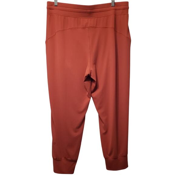 LULULEMON W6BYKS Ready to Rulu High-Rise Cropped Jogger Women's Size 14 Orange - Picture 9 of 14
